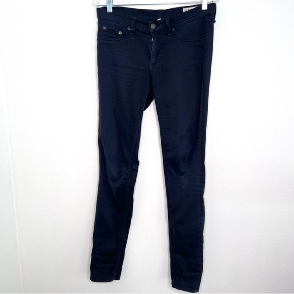 Rag‎ & Bone Legging Skinny Jeans Black Plush W1503O163 Womens Size 28